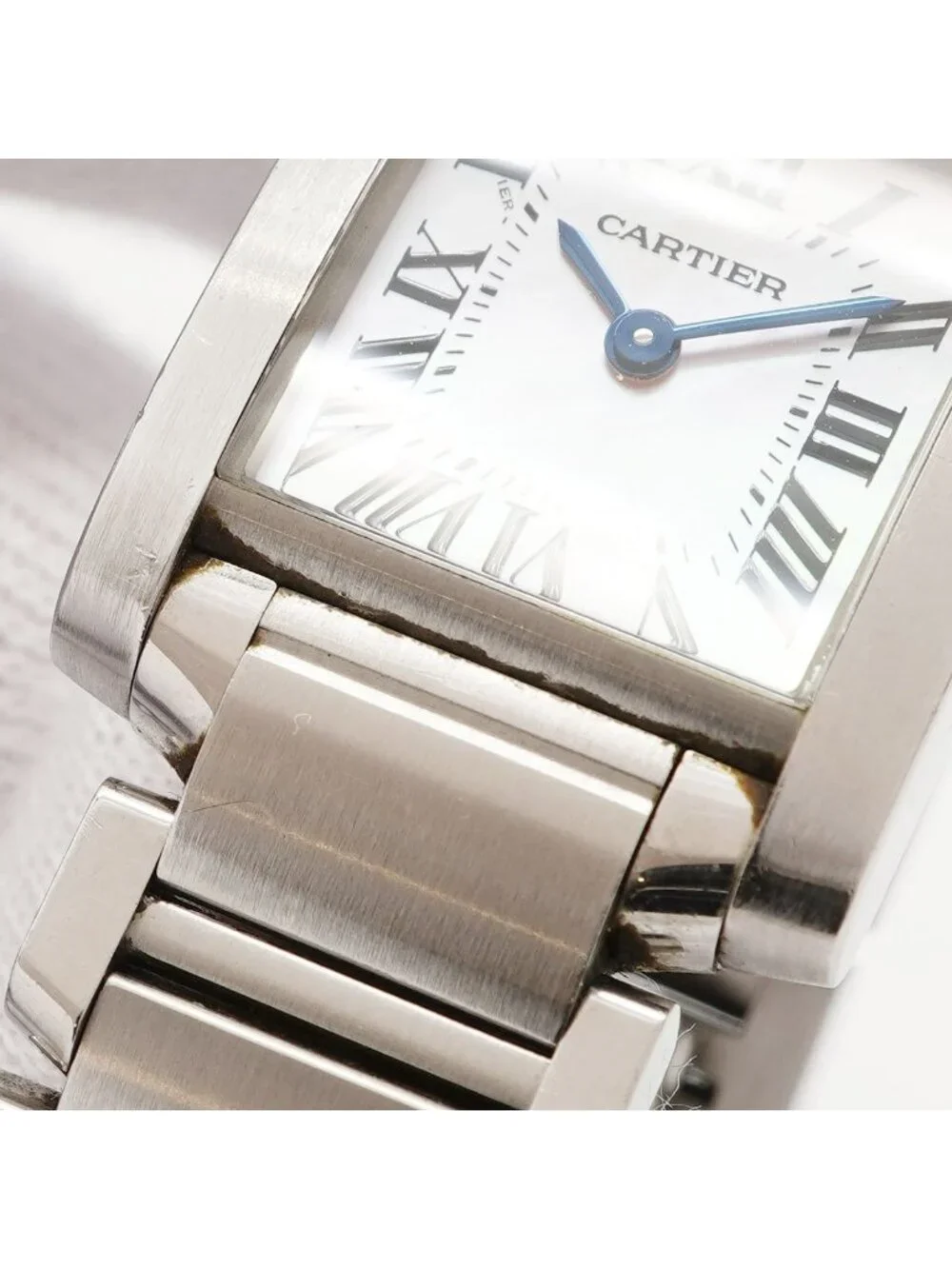 Cartier Tank Francaise SM Pink Dial Watch